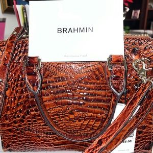 Brahmin leather handbag
